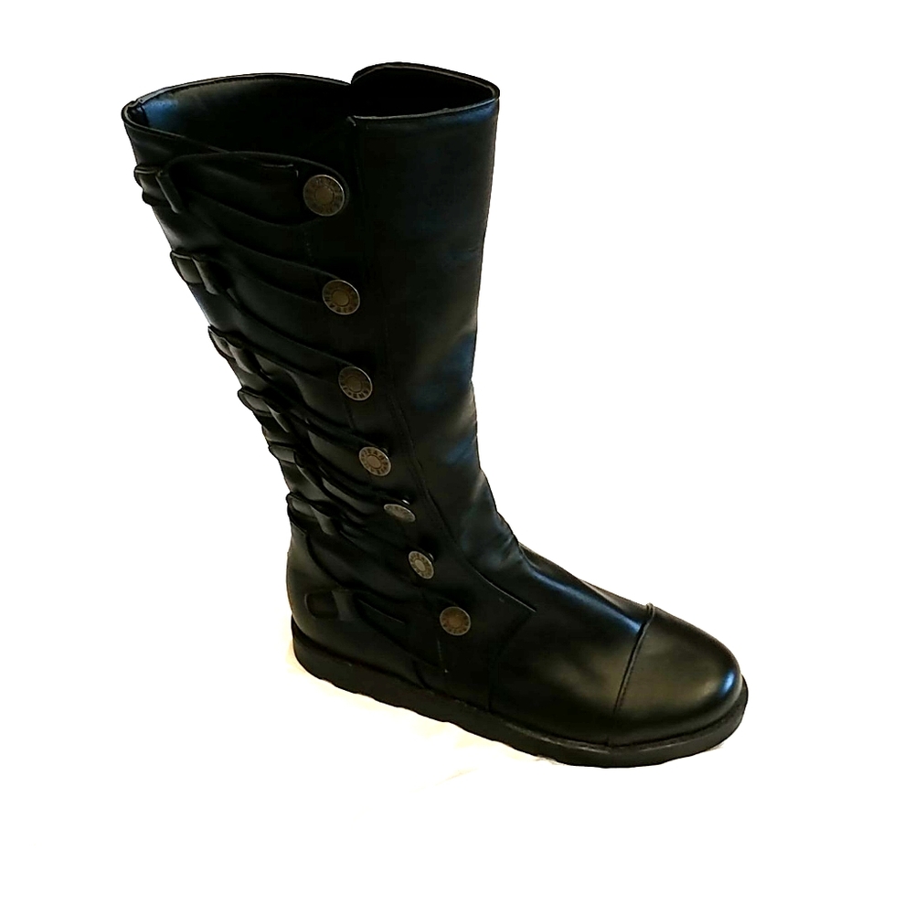 NWT Black Vegan Leather Boots